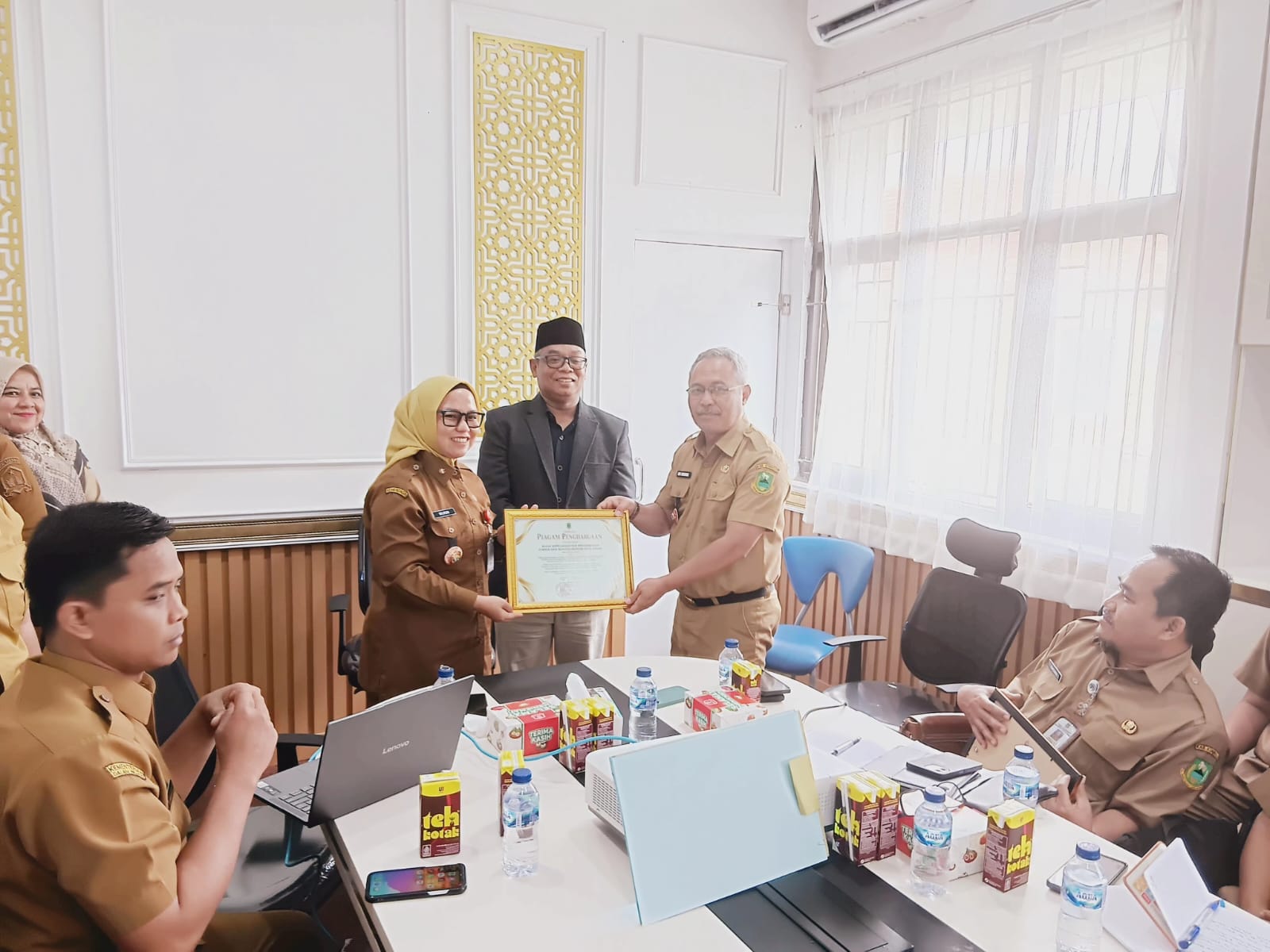 BKPSDM KUNINGAN STUDI BANDING KE BKPSDM KOTA SERANG TERKAIT INTEGRASI APLIKASI  SIMATA BKN