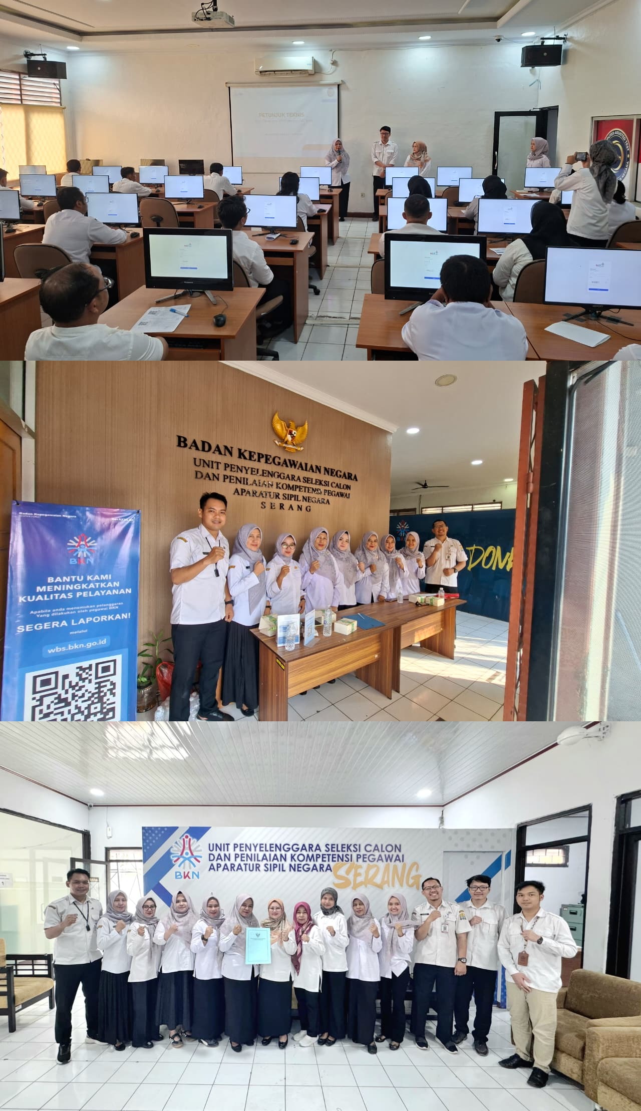 Kegiatan Ujian Dinas dan Ujian kenaikan Pangkat Tahun Anggaran 2026 di UPT BKN Serang