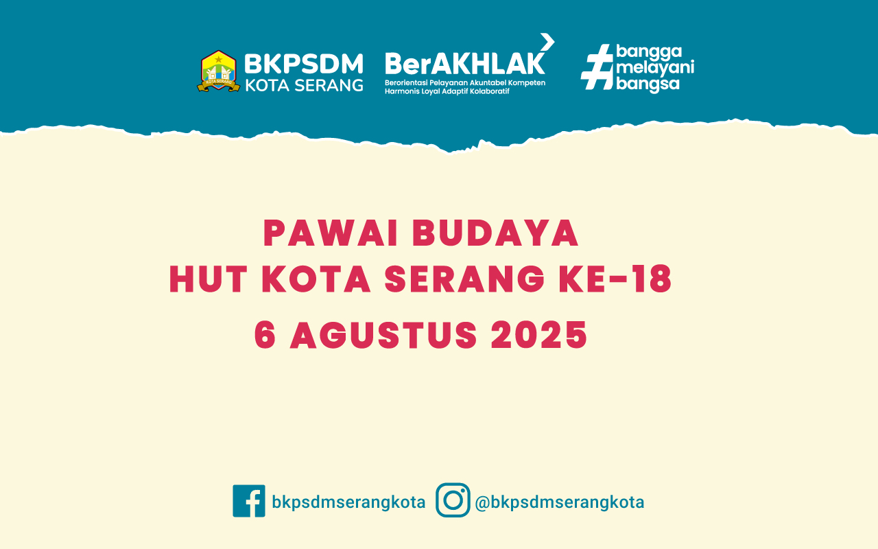 PAWAI BUDAYA HUT KOTA SERANG KE-18
