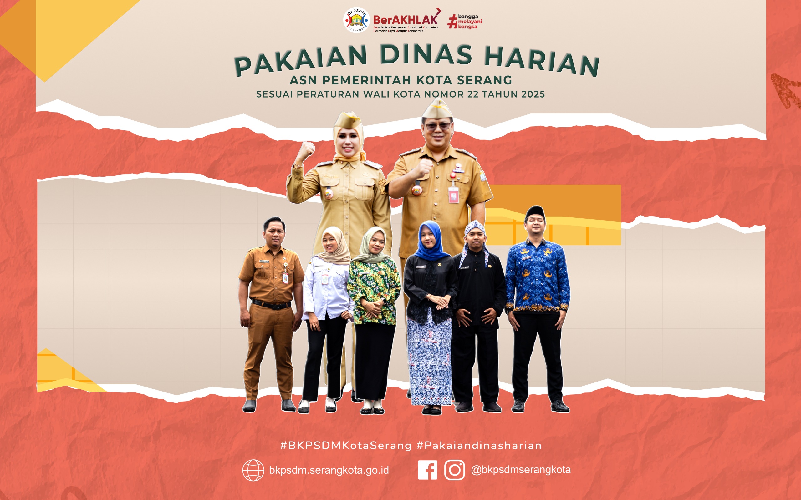 Ketentuan Pakaian Dinas ASN di Lingkungan Pemerintah Kota Serang Berdasarkan Peraturan Wali Kota Serang Nomor 22 Tahun 2025