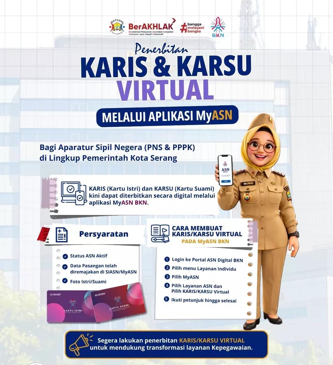 PENERBITAN KARIS DAN KARSU VIRTUAL MELALUI APLIKASI MY ASN